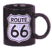 Black Rte 66 Mug
