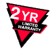 2 yr limited warranty